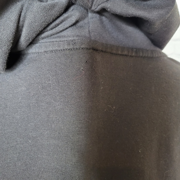 NY & Co Love NYC Sequined Hoodie Black Size M SOHO Street - Picture 3 of 7